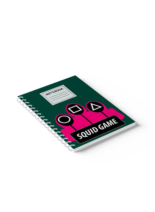 LOWHA - Spiral Notebook Squide Game Minions Nb Green/Pink/Black/White - Image 1