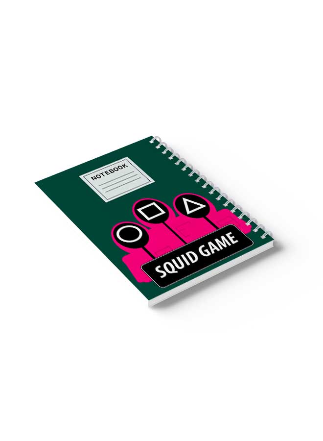 LOWHA - Spiral Notebook Squide Game Minions Nb Green/Pink/Black/White - Image 1