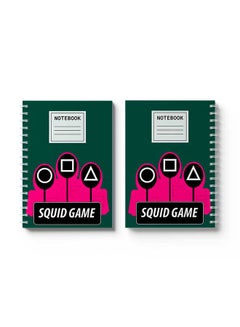 LOWHA Spiral Notebook Squide Game Minions Nb Green/Pink/Black/White  - Image 3