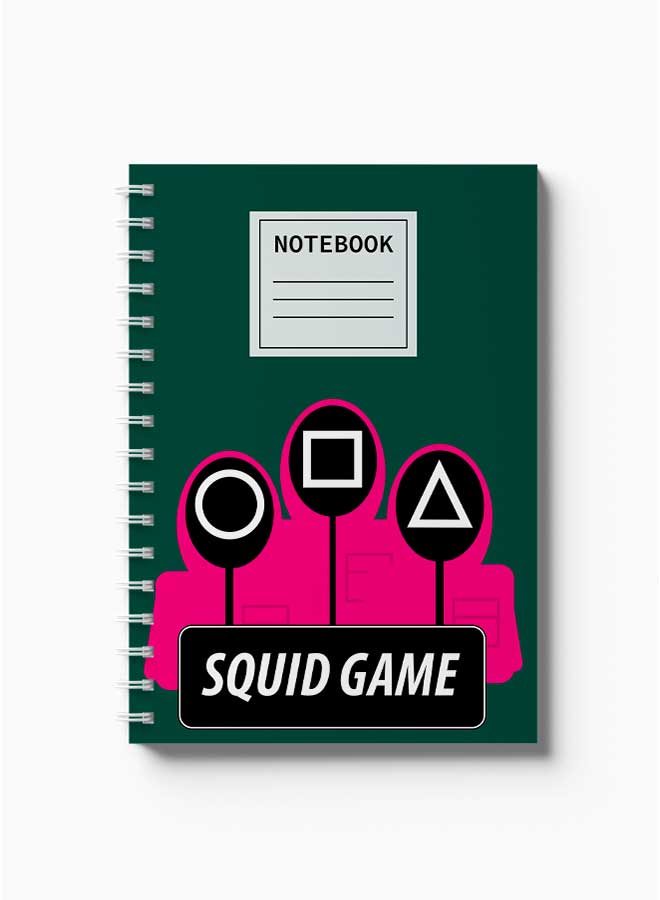 LOWHA - Spiral Notebook Squide Game Minions Nb Green/Pink/Black/White - Image 1