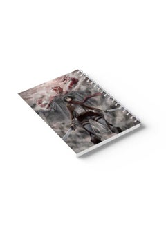 LOWHA Spiral Notebook Attack On Titan Mikasa Grey/Brown/Red  - Image 4