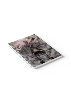 LOWHA Spiral Notebook Attack On Titan Mikasa Grey/Brown/Red  - Image 5