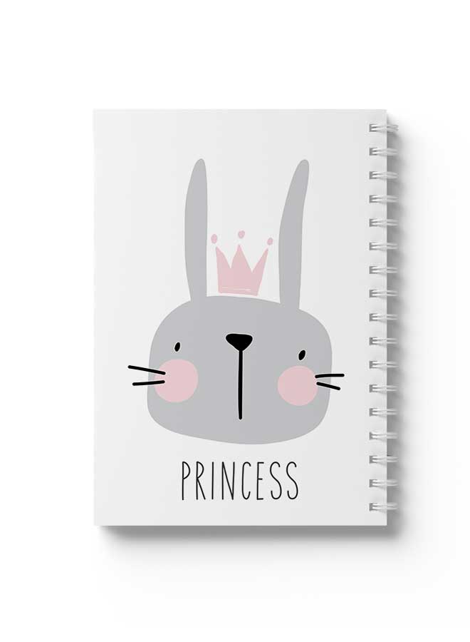 لوحة دفتر ملاحظات حلزوني للأميرة الأرنب - Image 1