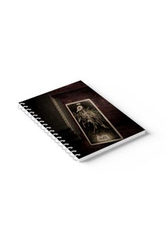 LOWHA Spiral 60 Sheets Notebook Death Card Cover Design Multicolour  - Image 2