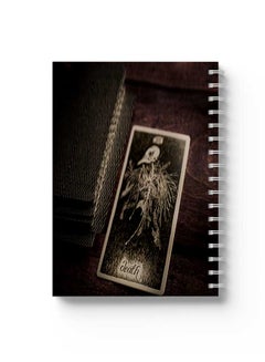 LOWHA Spiral 60 Sheets Notebook Death Card Cover Design Multicolour  - Image 4