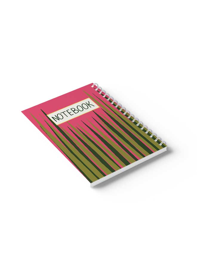 LOWHA Spiral Notebook Nb Grass Art Green/Pink - Image 4