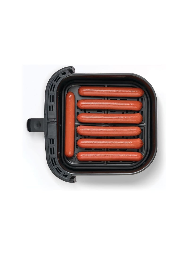 BLACK+DECKER - Digital 12-in-1 Multifunction Air Fryer 2Kg Capacity With Rapid Hot Air Circulation For Frying, Grilling, Broiling, Roasting, and Baking 5.8 L 1800 W AF5800 black - Image 1
