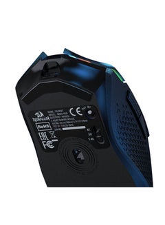 REDRAGON M693 Wireless Gaming Mouse, 8000 DPI Wired/Wireless Gamer Mouse with 3 Mode Connection, Bluetooth & 2.4G Wireless, 7 Macro Buttons, Long Lasting Battery Capacity and RGB for PC/Mac/Laptop  - Image 3