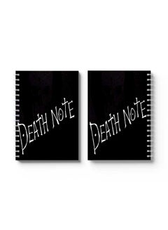 LOWHA Spiral 60 Sheets Notebook Death Note Cover Design Black/White  - Image 5