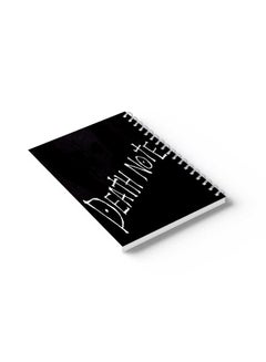 LOWHA Spiral 60 Sheets Notebook Death Note Cover Design Black/White  - Image 3