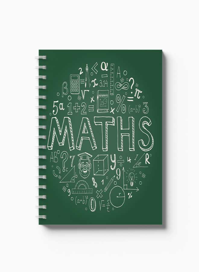 LOWHA - Spiral 60 Sheets Squares Math Notebook Multicolour - Image 1