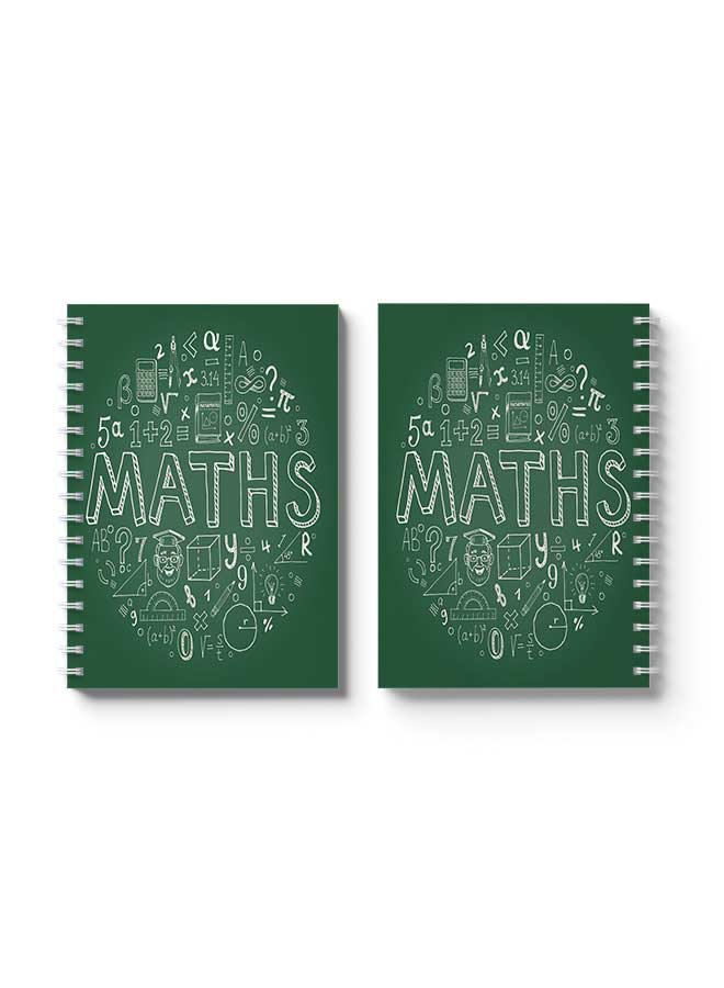 LOWHA - Spiral 60 Sheets Squares Math Notebook Multicolour - Image 1
