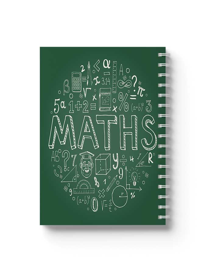LOWHA - Spiral 60 Sheets Squares Math Notebook Multicolour - Image 1