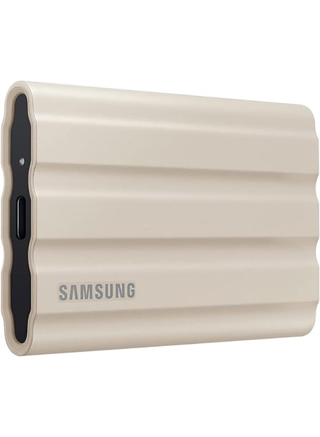 سامسونج T7 Shield Portable SSD 1 TB - USB 3.2 Gen.2 External SSD Beige (MU-PE1T0K/EU) 1 TB  - Image 2