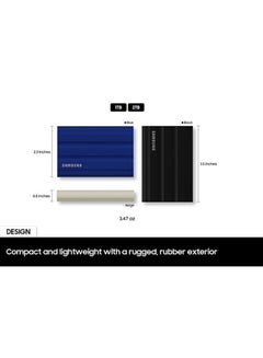 Samsung T7 Shield Portable SSD 1 TB - USB 3.2 Gen.2 External SSD Black (MU-PE1T0S/EU) 1 TB  - Image 3