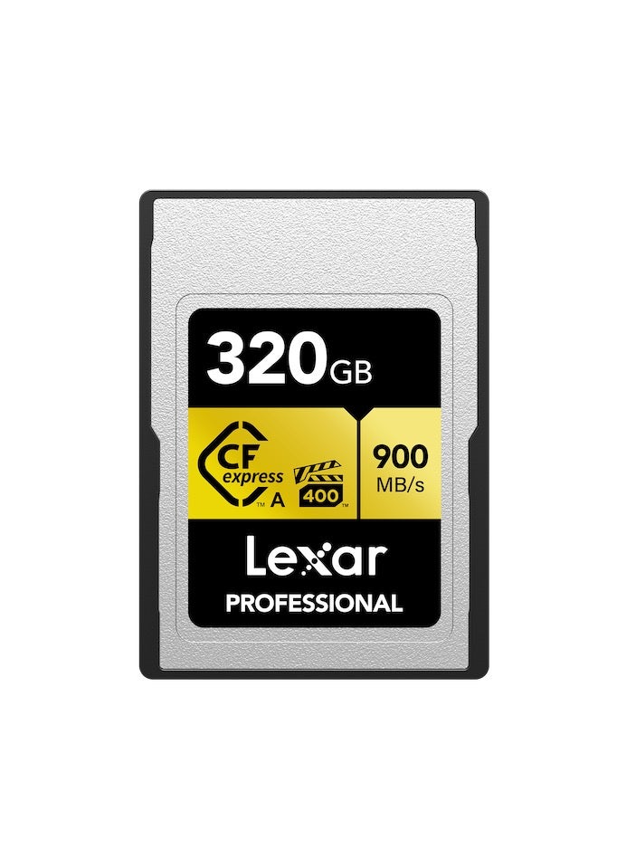 Lexar Lexar 320GB Professional CFexpress Type A Card GOLD Series- 10 years warranty - official distributor 320 GB  - Image 2
