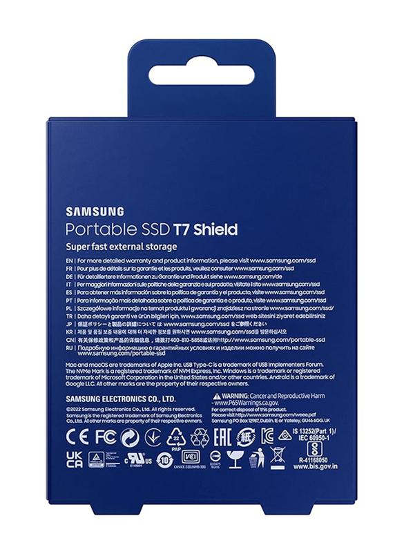Samsung T7 Shield Portable SSD 1 TB - USB 3.2 Gen.2 External SSD Blue (MU-PE1T0R/EU) 1 TB - Image 5