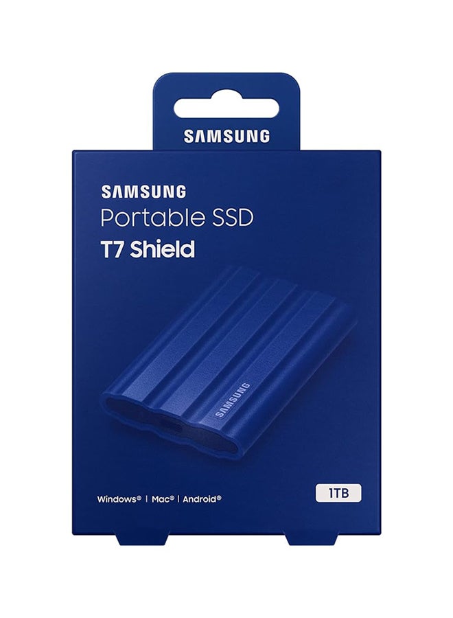 سامسونج قرص صلب محمول T7 شيلد 1 تيرابايت - SSD خارجي USB 3.2 جين 2 أزرق (MU-PE1T0R/EU) - Image 4