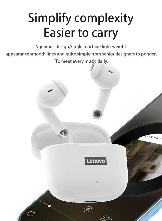 New version LP40 Pro TWS Bluetooth 5.1 Earphone Wireless Earbuds HiFi Stereo Bass ENC Noise Reduction Type-C Black