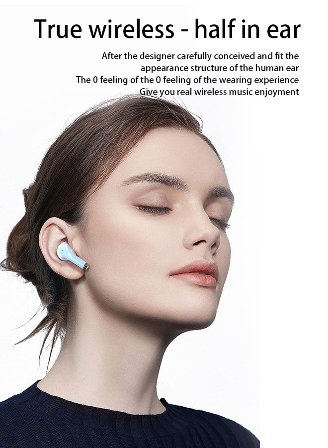 New version LP40 Pro TWS Bluetooth 5.1 Earphone Wireless Earbuds HiFi Stereo Bass ENC Noise Reduction Type-C Black