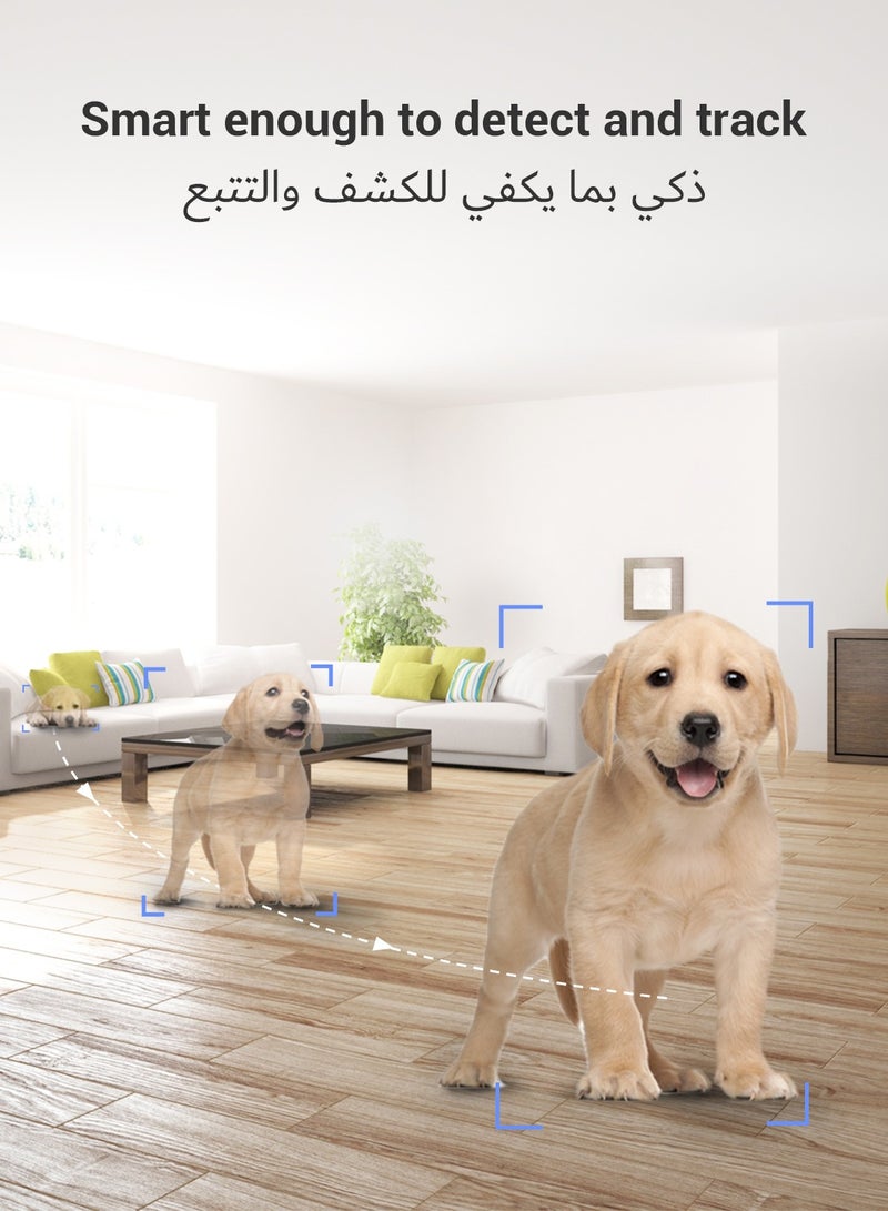 EZVIZ - EZVIZ H6c Security Camera, 4MP 2K+ WiFi Indoor Home Camera, Baby Monitor Surveillance Camera with 360° Visual, Smart Human Motion Detection and Tracking, Two Way Talk, Night Vision, Privacy Shutter - Image 1