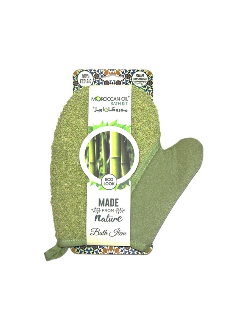 MOROCCANOIL Moroccan Oil Ramie Bath Glove With Natural Material Helps For Exfoliate And Radiant Skin 30grams - Image 1