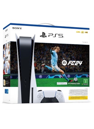 وحدة تحكم قرص بلاي ستيشن 5 مع وحدة تحكم وحزمة قسيمة FC 24 - pnsku/N70007812V/45/_/1699367408/a8fc5a4b-dc4a-446f-abc5-e6b2ca0dcfbf