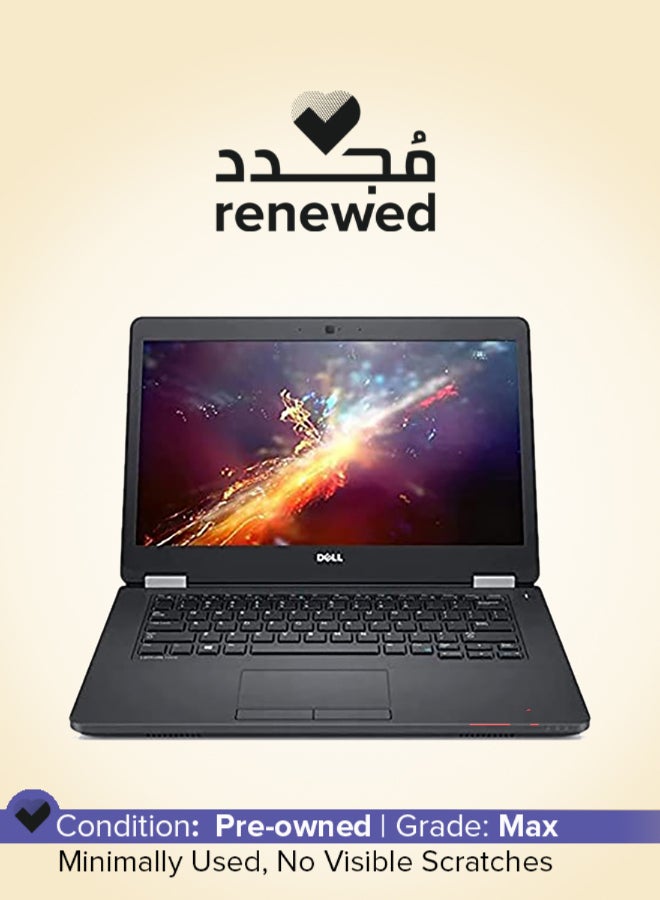 DELL Renewed - Latitude E7470 Laptop With 14-Inch Display,Intel Core i5 Processor/6th Gen/8GB RAM/256GB SSD/Integrated Graphics English Black - Image 1