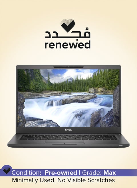 Renewed - Latitude 7300 Laptop With 13-Inch Full HD Display,Core i5 8365U Processor/8GB RAM/256GB SSD/Intel UHD Graphics/Windows 10 English Black
