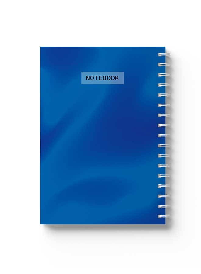 LOWHA Spiral Notebook Minimalist Gradient Notebook5 Blue - Image 1