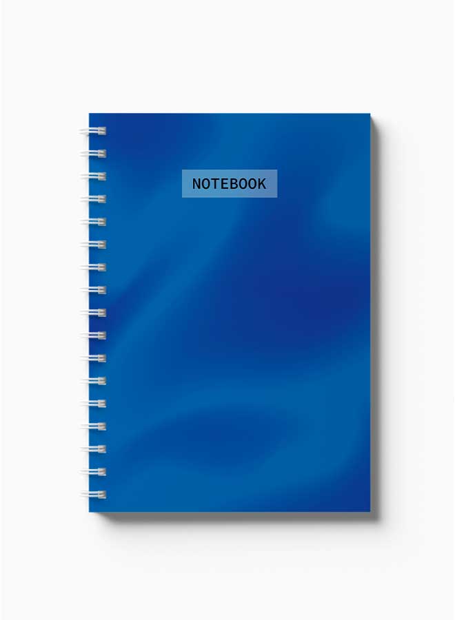 LOWHA Spiral Notebook Minimalist Gradient Notebook5 Blue - Image 2