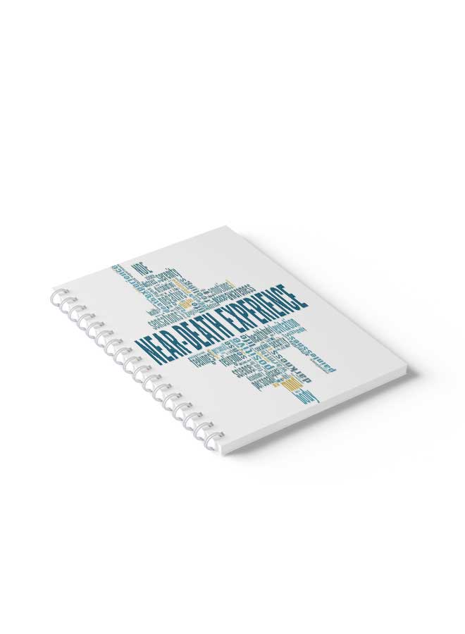 LOWHA Spiral 60 Sheets Notebook Near Death Experience Cover Design Multicolour - Image 2