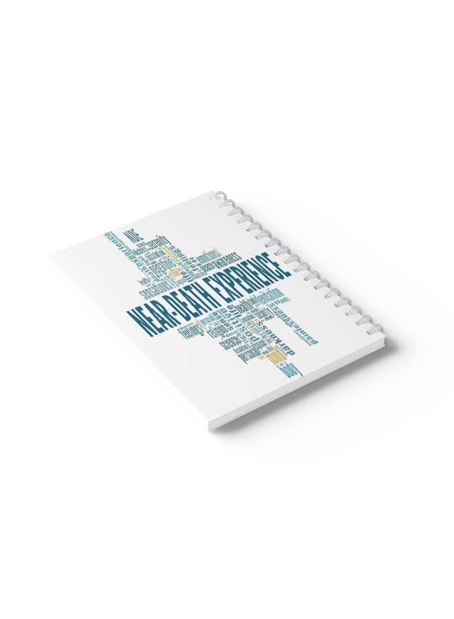 LOWHA Spiral 60 Sheets Notebook Near Death Experience Cover Design Multicolour - Image 3