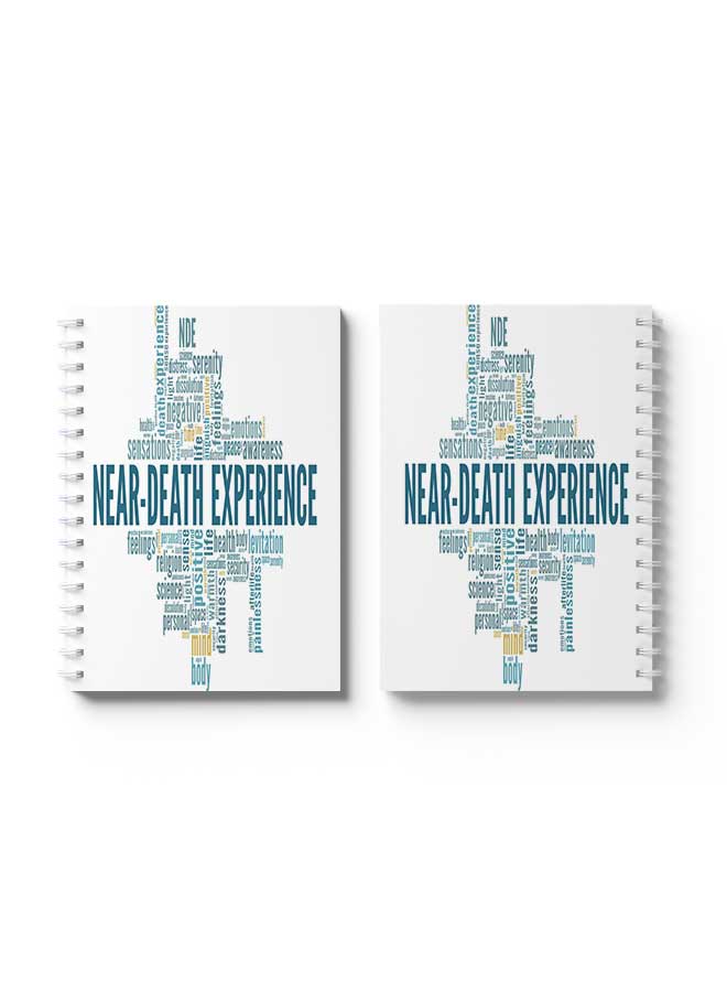 LOWHA Spiral 60 Sheets Notebook Near Death Experience Cover Design Multicolour - Image 5