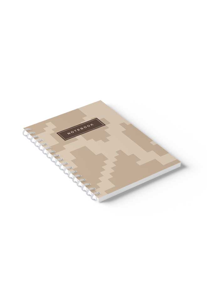 LOWHA Spiral Notebook Dessert Camouflage Cover3 Brown/ - Image 5