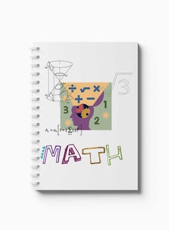 LOWHA Spiral 60 Sheets Squares Math Notebook Multicolour  - Image 1