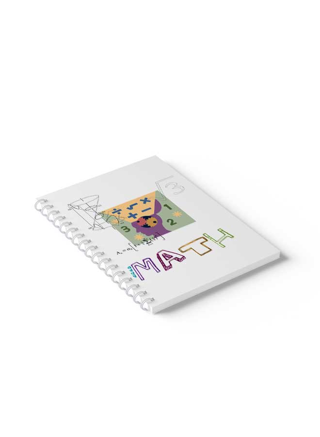 LOWHA Spiral 60 Sheets Squares Math Notebook Multicolour  - Image 4