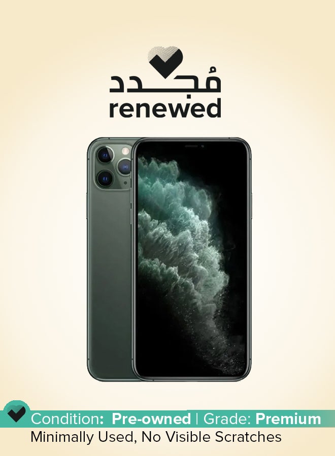Apple - Renewed - iPhone 11 Pro Max 256GB Midnight Green 4G With Facetime - International Version - Image 1