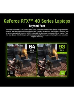 ASUS Rog Strix G16 Gaming (Upgraded Version) Laptop With 16.1-Inch Display, Core i7-13650HX Processor/32GB RAM/1TB SSD/8GB NVIDIA GeForce RTX 4060 8GB Graphics Card/Windows 11 With Neon Game Quotes English Black  - Image 3
