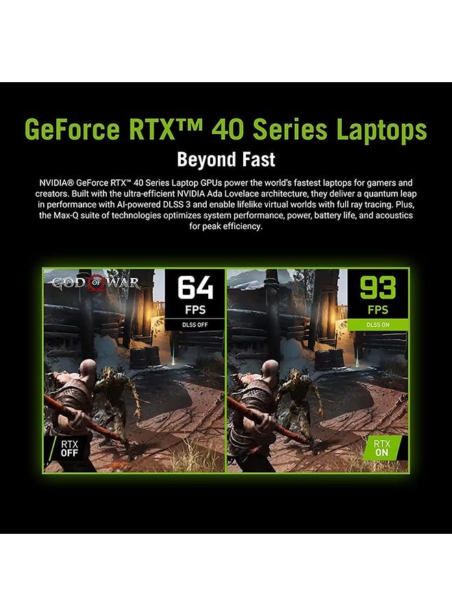 ASUS - Rog Strix G16 Gaming (Upgraded Version) Laptop With 16.1-Inch Display, Core i7-13650HX Processor/32GB RAM/1TB SSD/8GB NVIDIA GeForce RTX 4060 8GB Graphics Card/Windows 11 With Neon Game Quotes English Black - Image 1
