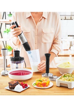 Moulinex Hand Blender | InfinyForce Hand Stick Blender with Accessories | Silver/ Stainless Steel/Plastic |2 Years Warranty DD95JD27 Silver  - Image 5