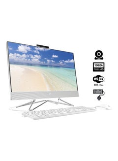 HP Newest AIO Desktop With 23.8-Inch Display, Intel Core i7-1165G7 Processor16GB RAM/1TB HDD + 256GB SSD/Intel Iris Xe Graphics/Windows 11 Home English Natural Silver  - Image 2