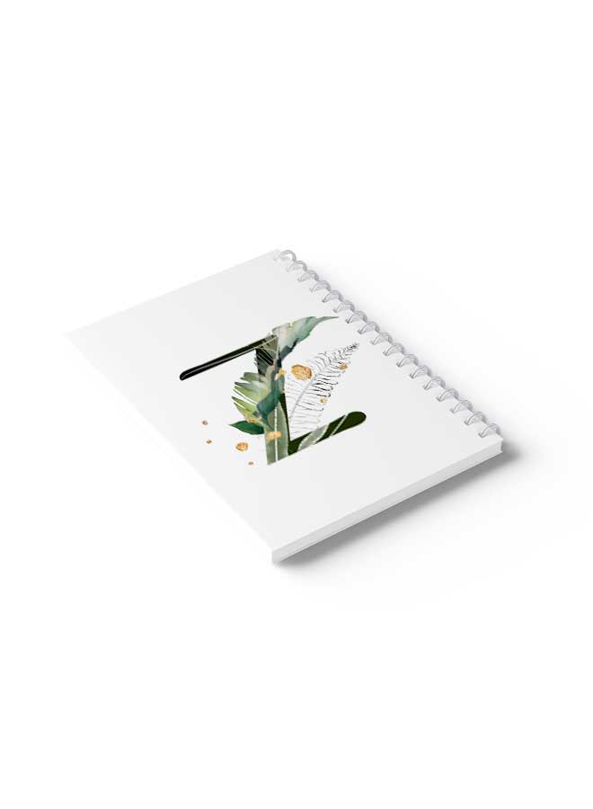 LOWHA Spiral Notebook Z Letter White/Black/Green - Image 4