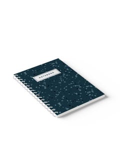 LOWHA Spiral Notebook Terrazzo Abstract Notebook Green/White  - Image 5