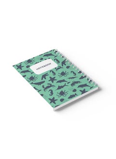 LOWHA Spiral Notebook Nb Sea Ocean Theme8 Green/Blue/White  - Image 4