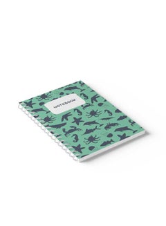LOWHA Spiral Notebook Nb Sea Ocean Theme8 Green/Blue/White  - Image 5
