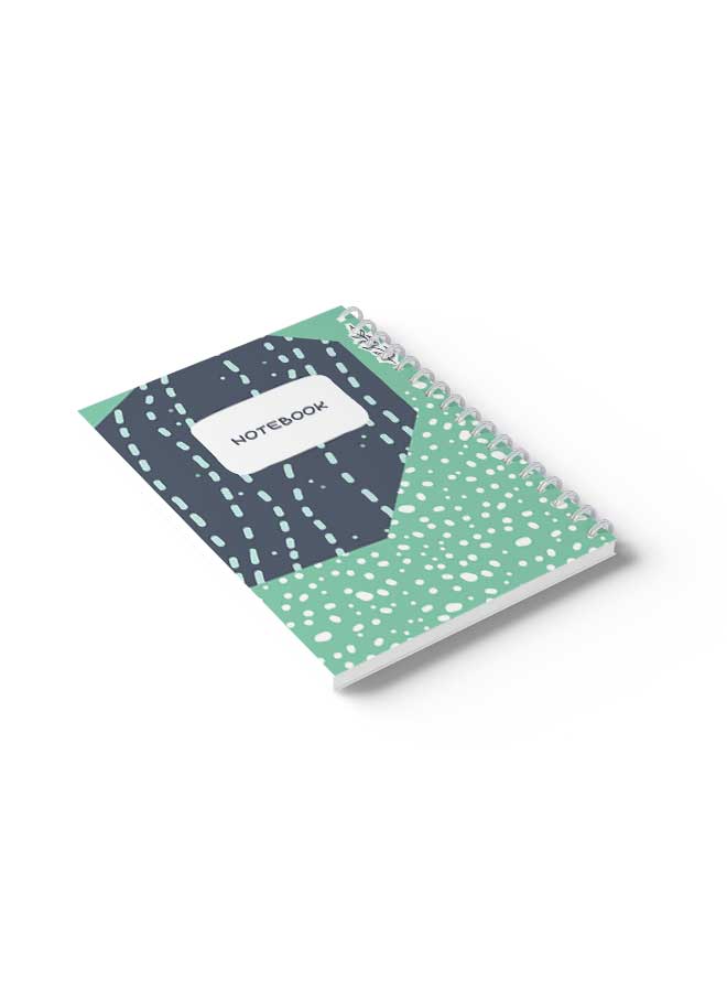 LOWHA Spiral Notebook Nb Sea Ocean Theme2 Green/White/Black - Image 4