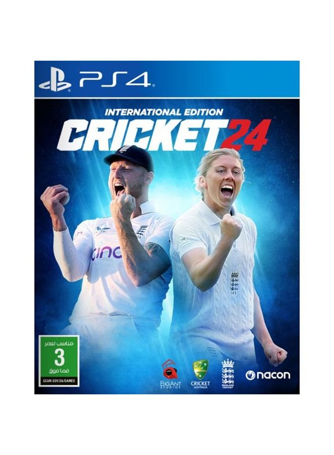 Cricket 24 - PlayStation 4 (PS4) - pnsku/N70008765V/45/_/1695960058/6be27874-0b8d-48f4-82ec-ad68031b81de