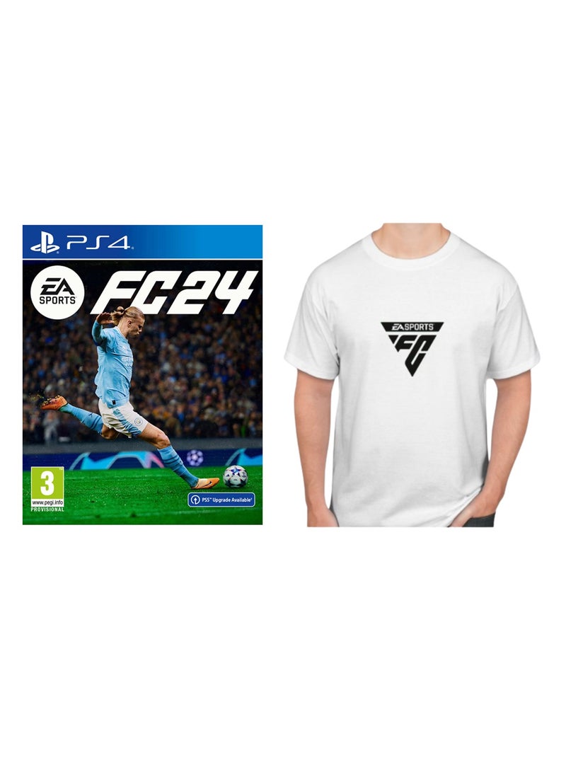 EA PS5 EA Sports FC 24 - PlayStation 4 (PS5) + FREE EA FC 24 T-Shirt - PS4/PS5