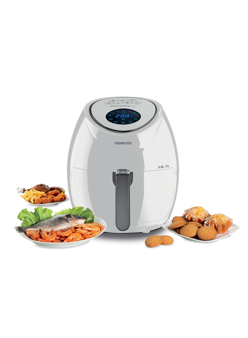 KENWOOD Digital Air Fryer XL 3.8L 1.7Kg With Rapid Hot Air Circulation For Frying, Grilling, Broiling, Roasting, Baking And Toasting 3.8 L 1500 W HFP30.000WH White - Image 2
